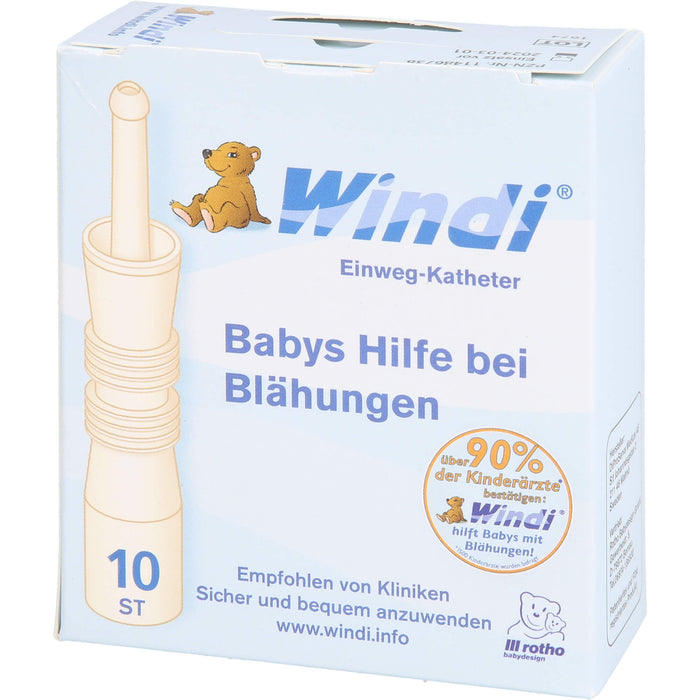 Windi Babys Blähungshilfe Katheter, 10 St KAT