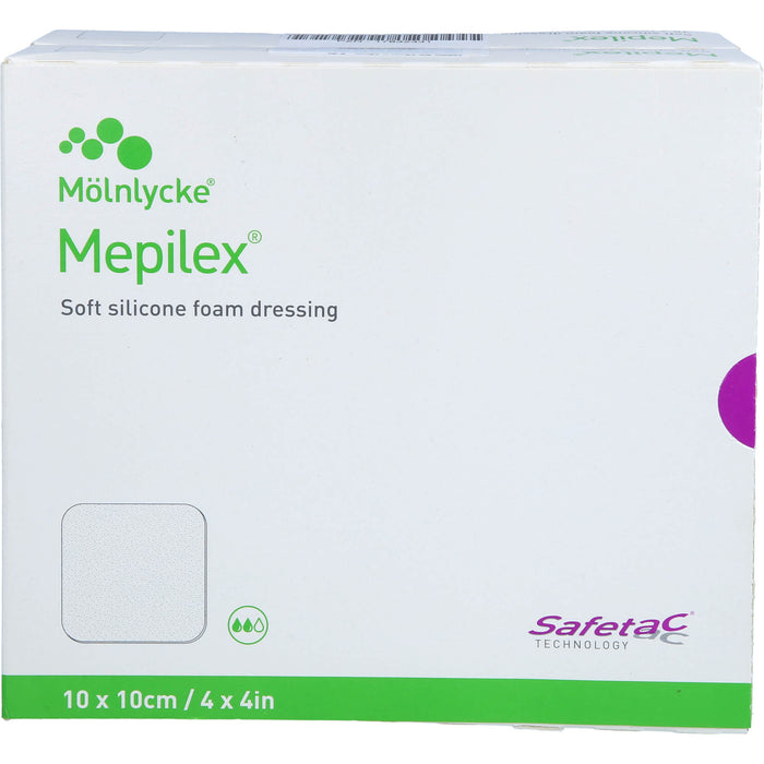 MEPILEX 10x10 cm Schaumverband, 10 St VER