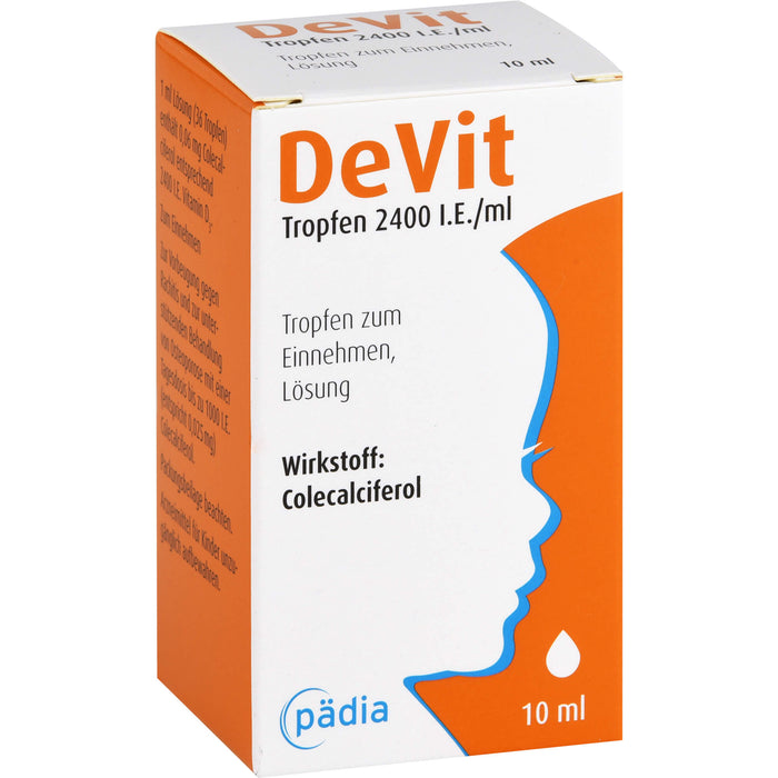 DeVit Tropfen 2400 I.E./ml, 10 ml Solution