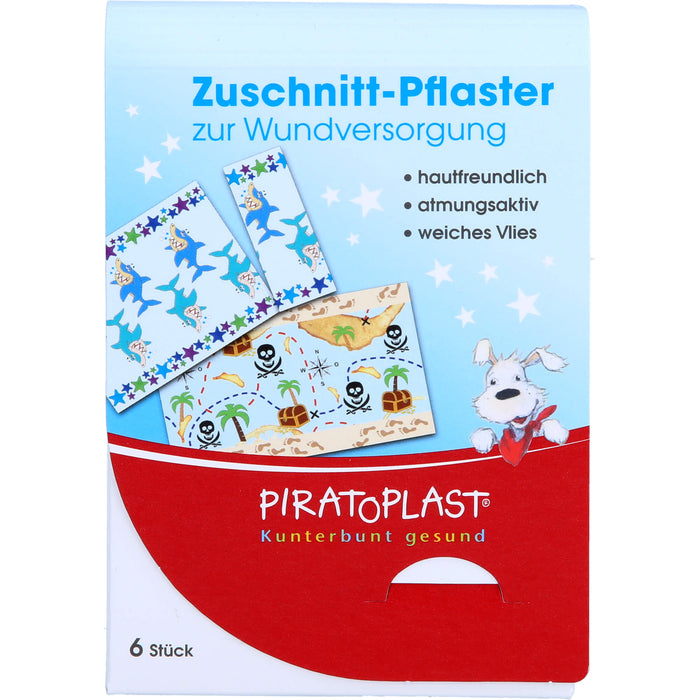 PIRATOPLAST Pflaster zum Zuschneiden für Jungs, 6 pcs. Patch