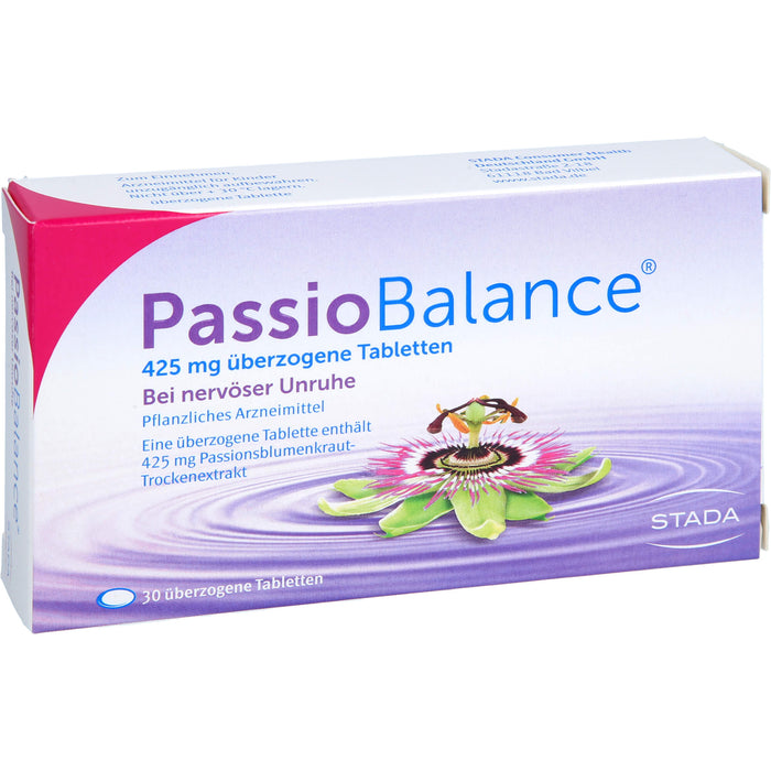 PassioBalance Tabletten bei nervöser Unruhe, 30 pc Tablettes