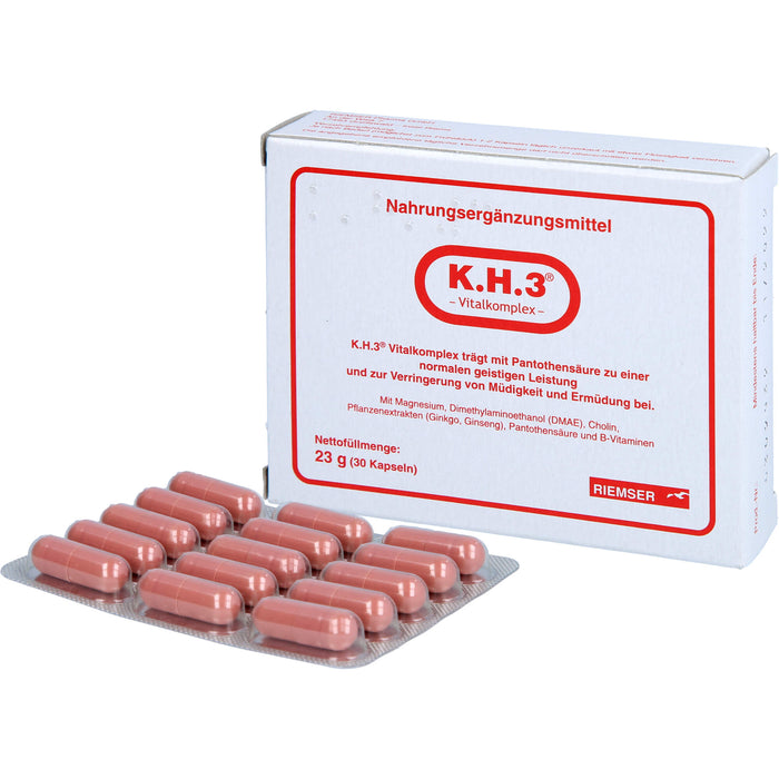 K.H.3 Vitalkomplex Kapseln, 30 pc Capsules