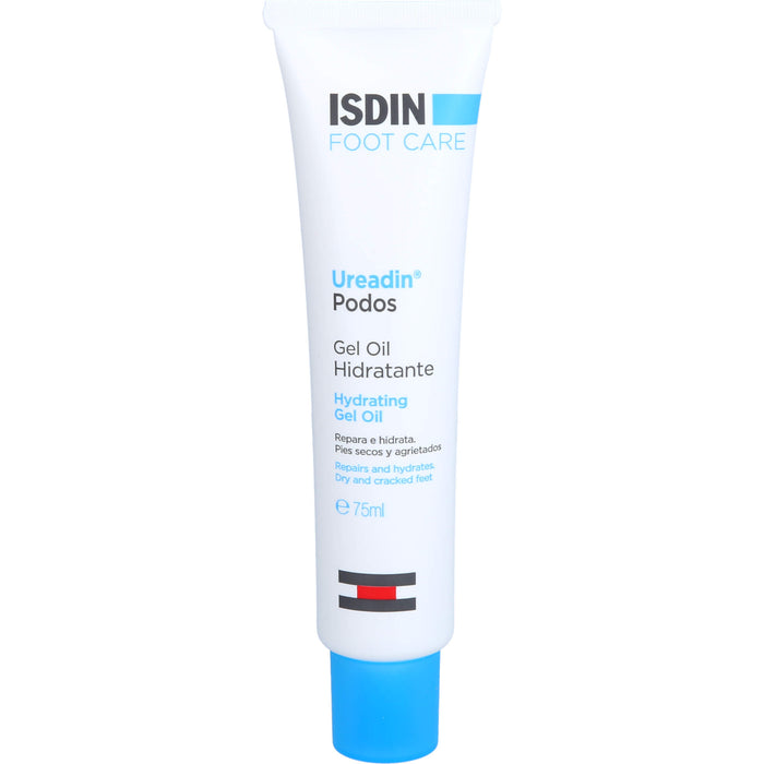 ISDIN Ureadin Podos feuchtigkeitsspendendes Gel-Oil für trockene und rissige Füße, 75 ml Gel