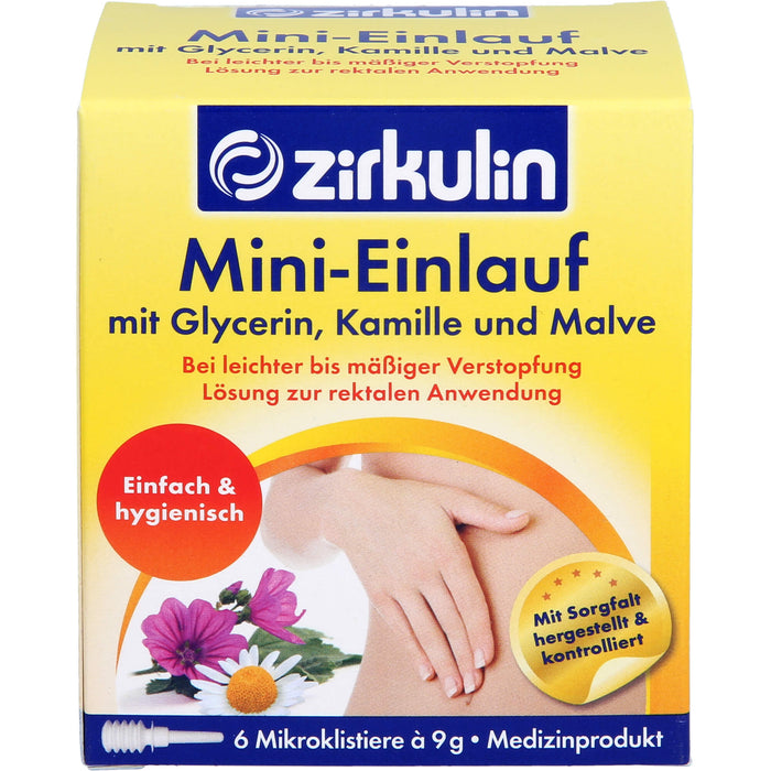 Zirkulin Mini-Einlauf mit Glyzerin, 9 pc Lavements