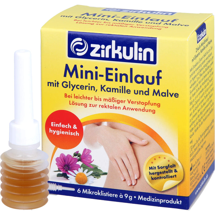 Zirkulin Mini-Einlauf mit Glyzerin, 9 pcs. Enemas