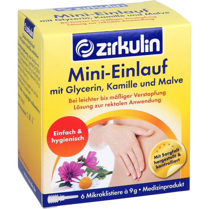 Zirkulin Mini-Einlauf mit Glyzerin, 9 pc Lavements