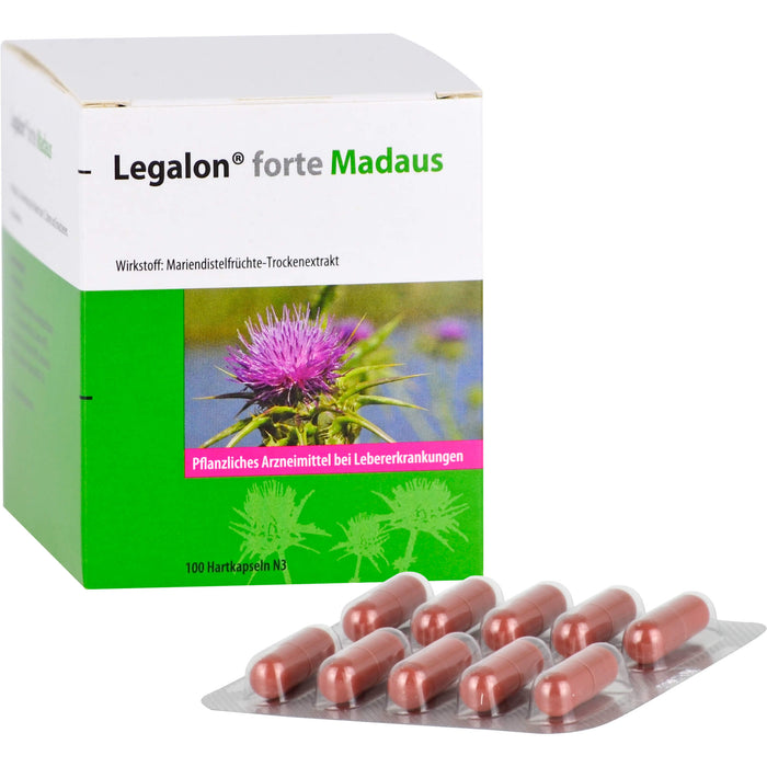 Legalon forte Madaus, Hartkapseln, 100 pc Capsules