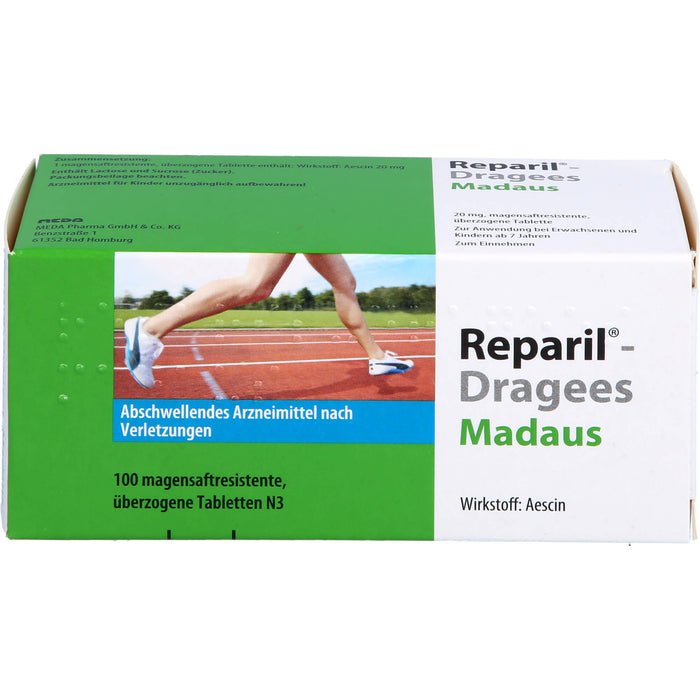 Reparil-Dragees Madaus 20 mg, magensaftresistente, überzogene Tablette, 100 pc Tablettes