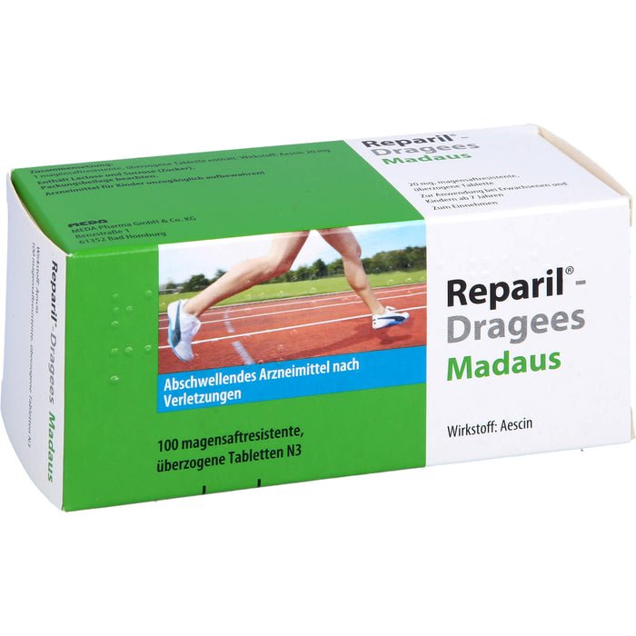 Reparil-Dragees Madaus 20 mg, magensaftresistente, überzogene Tablette, 100 pc Tablettes