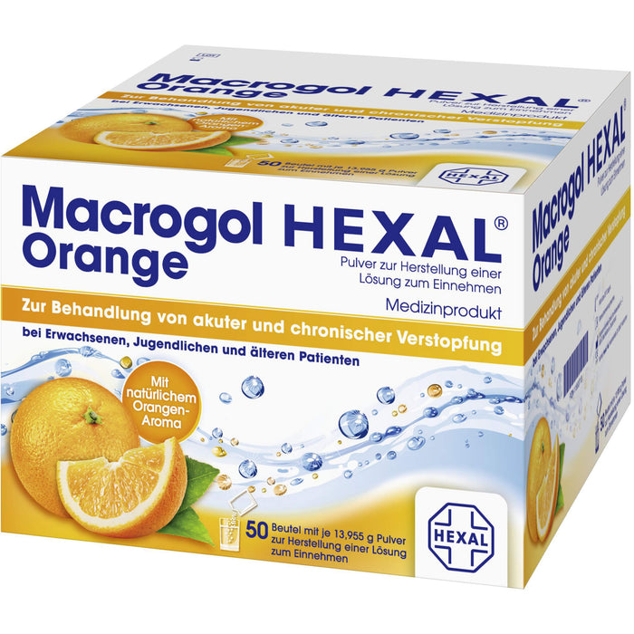 Macrogol HEXAL Orange, 50 pcs. Sachets