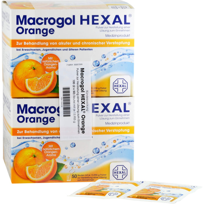 Macrogol HEXAL Orange, 100 pcs. Sachets