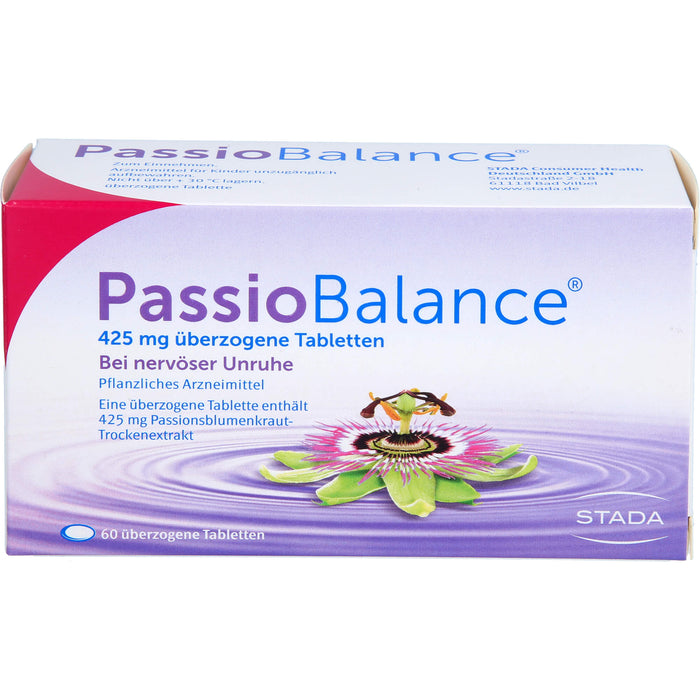 PassioBalance bei nervöser Unruhe überzogene Tabletten, 60 pc Tablettes