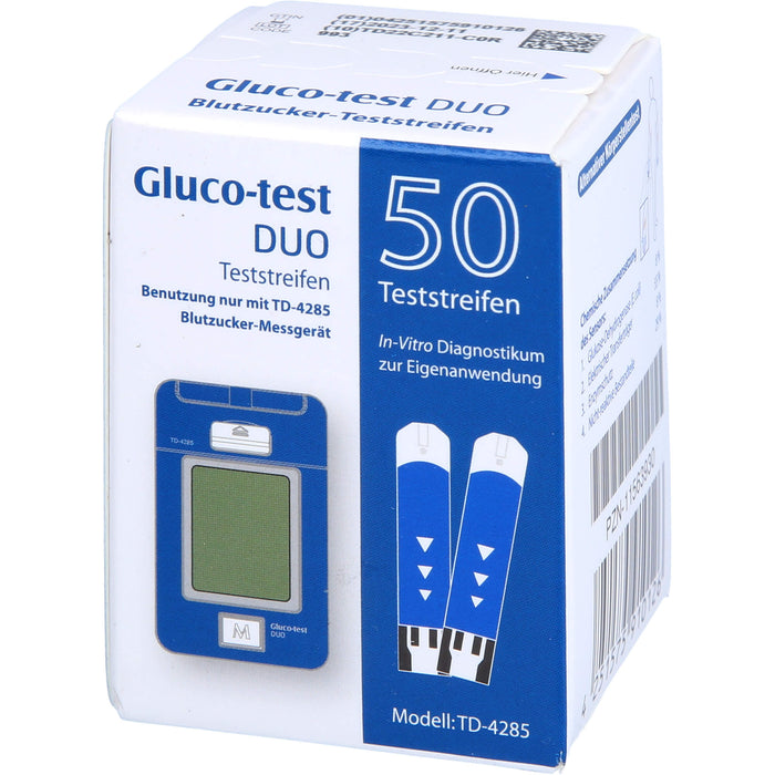 Gluco-test DUO Teststreifen, 50 pc Bandelettes réactives