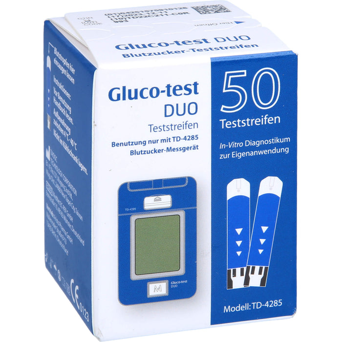 Gluco-test DUO Teststreifen, 50 pc Bandelettes réactives