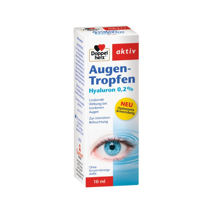 Doppelherz Hyaluron 0,2 % Augentropfen, 10 ml Solution