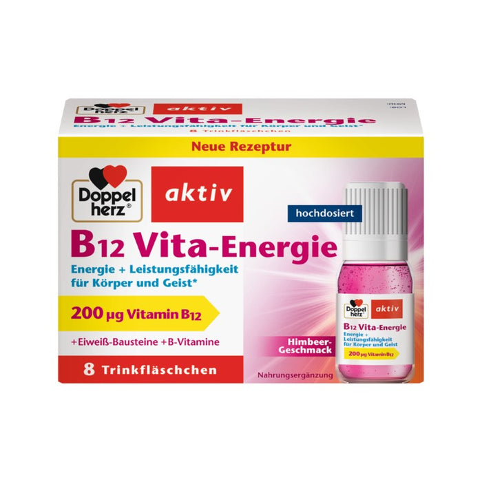 Doppelherz B12 Vita-Energie Trinkfläschchen, 8 pc Ampoules