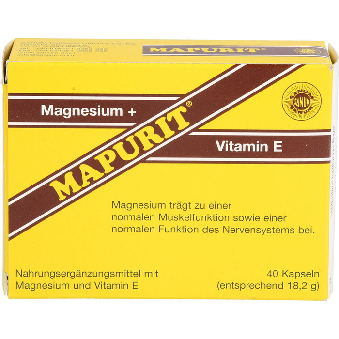 MAPURIT Kapseln, 40 St. Kapseln