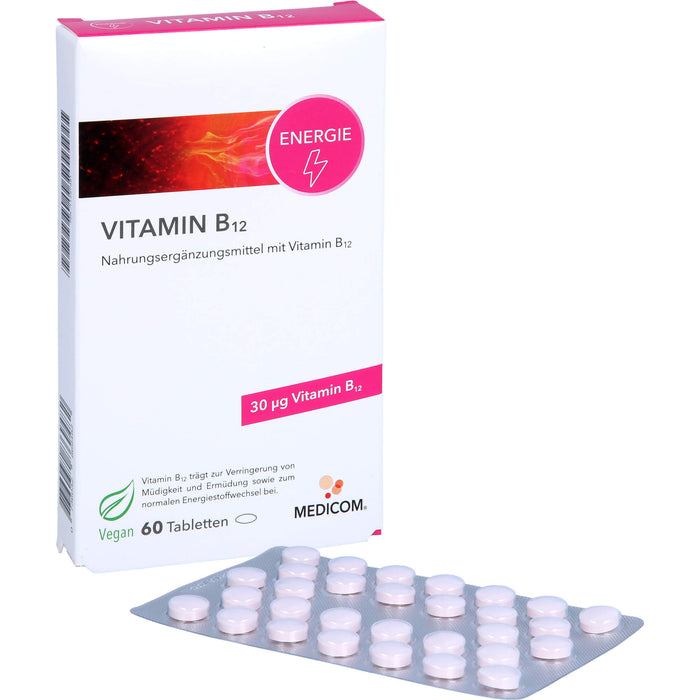 MEDICOM Vitamin B12 Tabletten, 60 pcs. Tablets