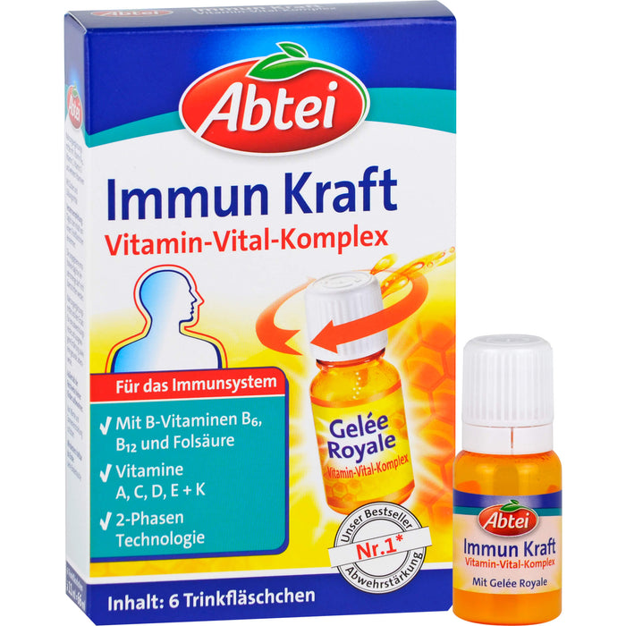 Abtei Immun Kraft Vitamin-Vital-Komplex Trinkampullen, 5 pc Ampoules