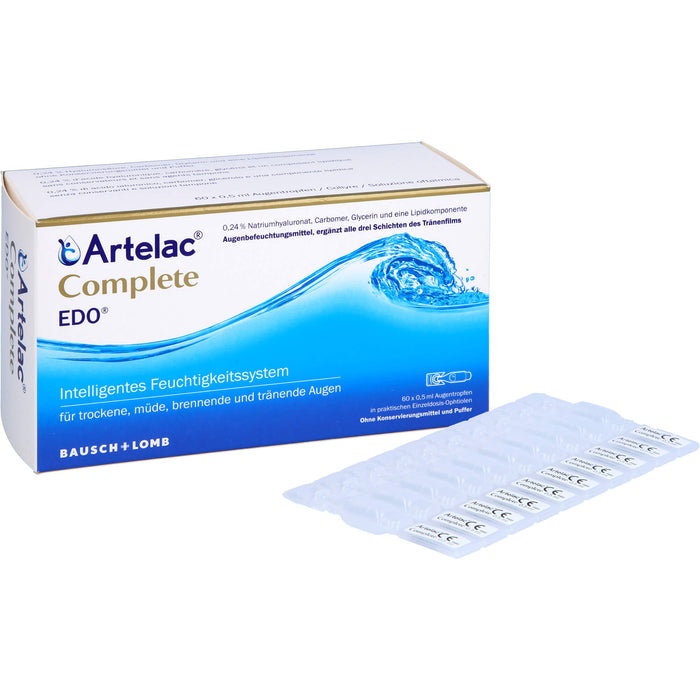 Artelac Complete Augentropfen EDO, 60 pc Pipettes à dose unique