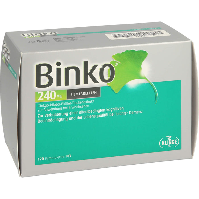 Binko 240 mg Filmtabletten, 120 pcs. Tablets