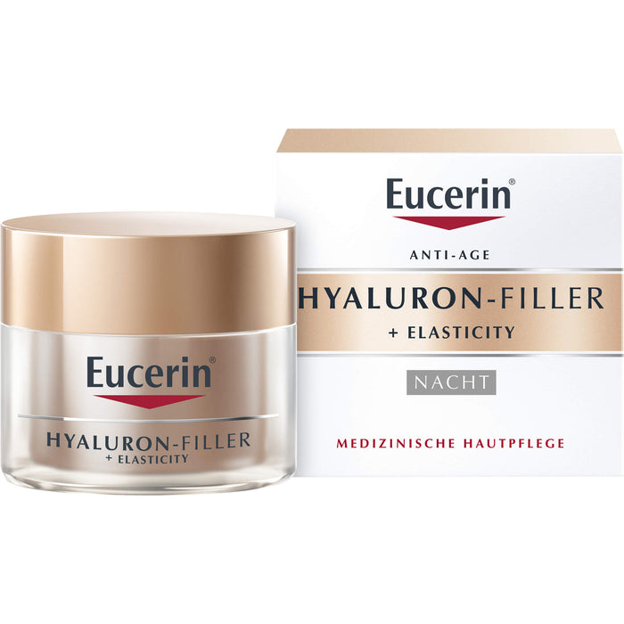 Eucerin Anti-Age Hyaluron-Filler Nachtpflege Creme, 50 ml Cream