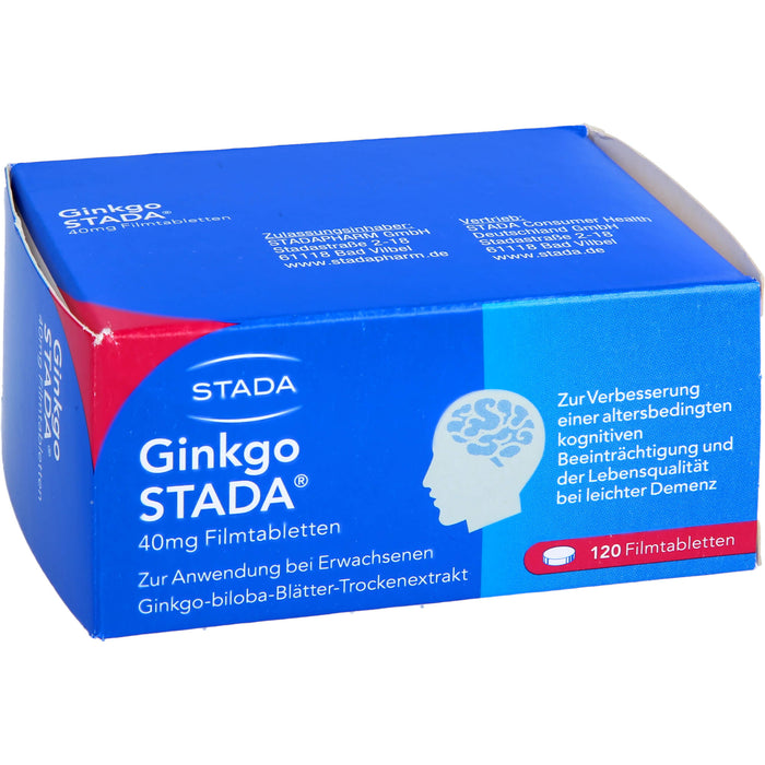 Ginkgo STADA 40 mg Filmtabletten, 120 St FTA