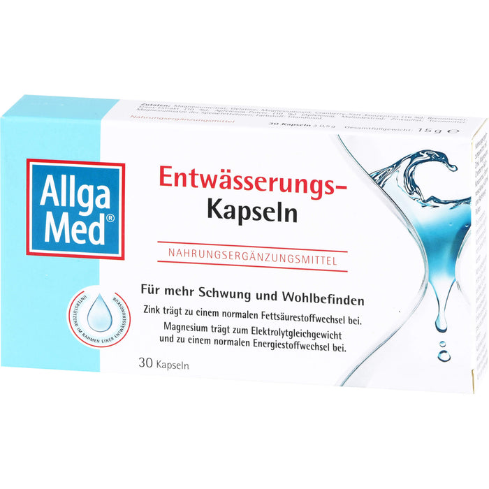 Allga Med Entwässerungskapseln, 30 pcs. Capsules