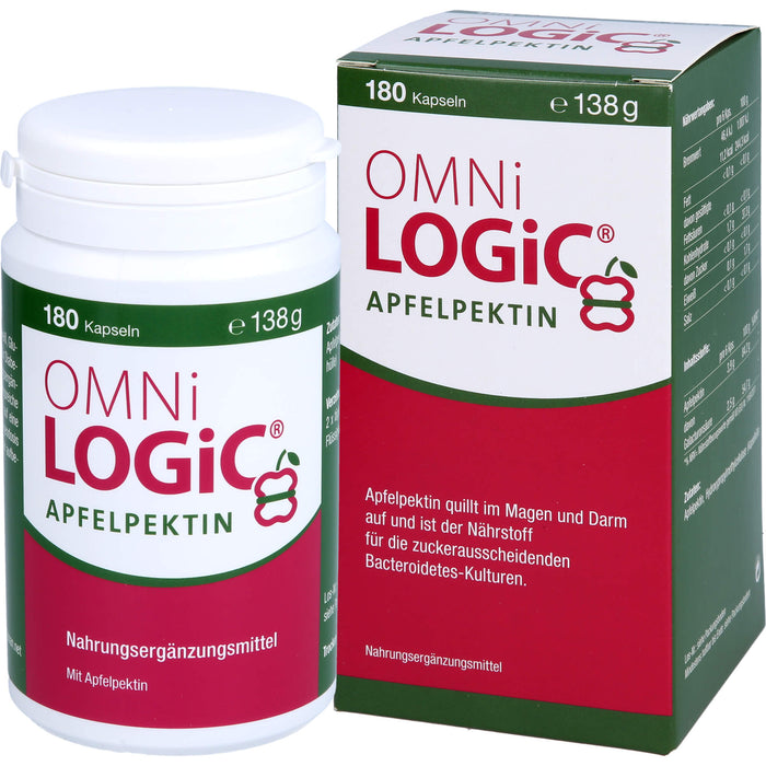 OMNi-LOGiC Apfelpektin Kapseln, 180 pcs. Capsules