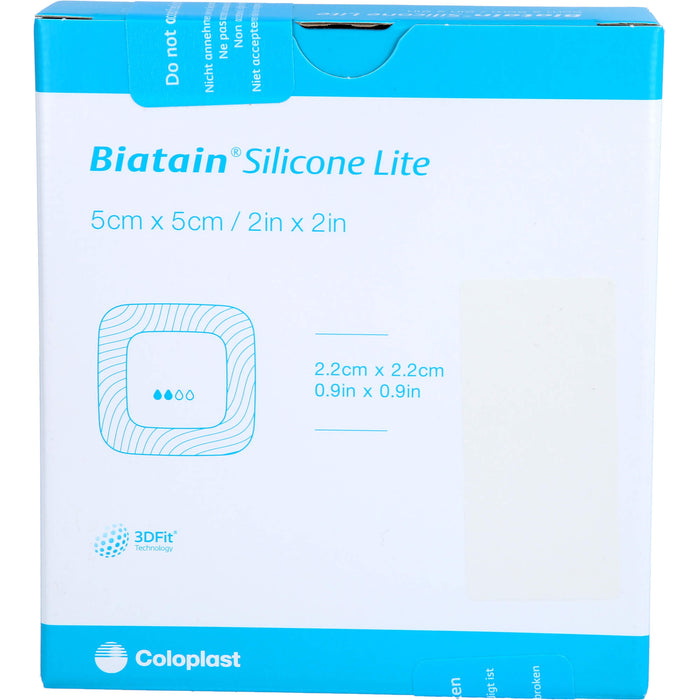 Biatain Silicone Lite Schaumverband 5 x 5 cm, 5 pc pansement