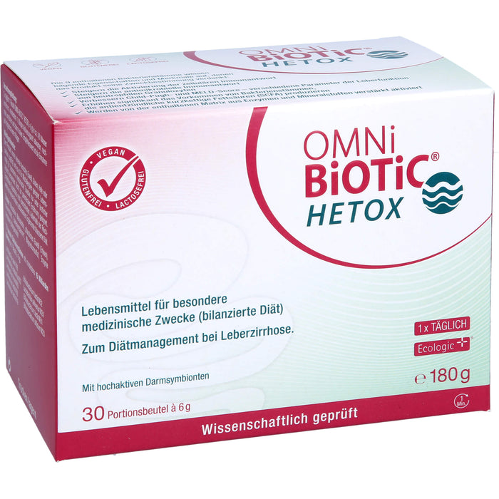 OMNi-BiOTiC Hetox Pulver bei Leberzirrhose, 30 pcs. Sachets