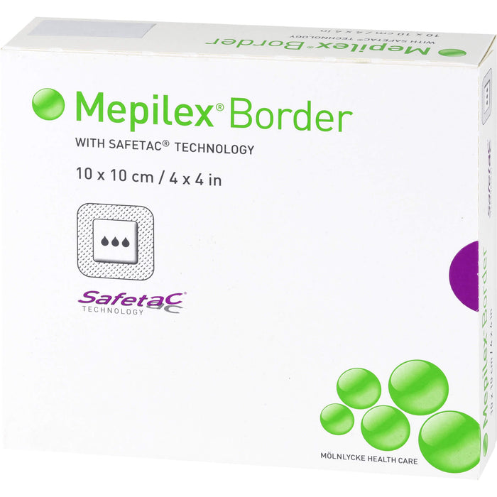 Mepilex Border Schaumverband 10x10 cm, 10 St VER