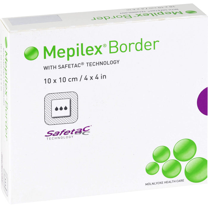 Mepilex Border Schaumverband 10x10 cm, 10 St VER