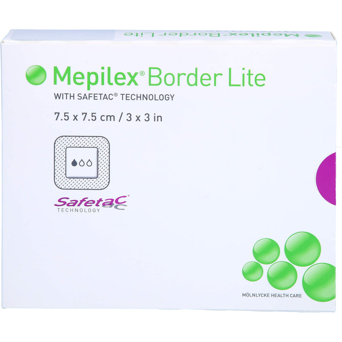 Mepilex Border Lite 7,5x7,5 cm steril, 5 St VER