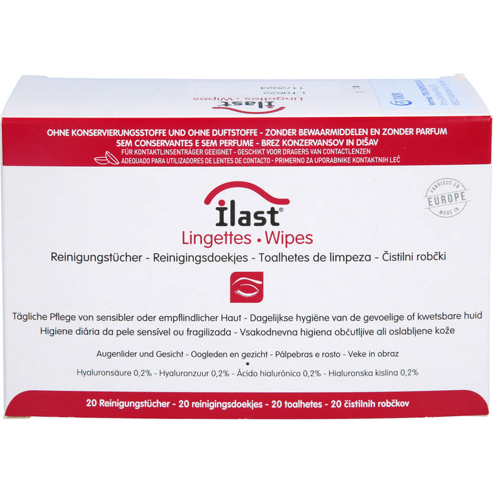 ilast Wipes, 20 pc Tissus