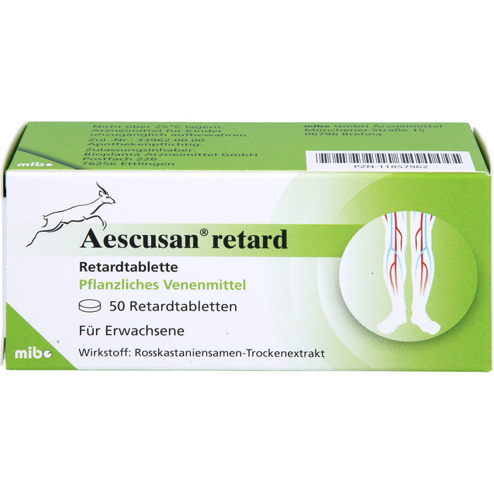 Aescusan retard, Retardtabletten, 50 St RET