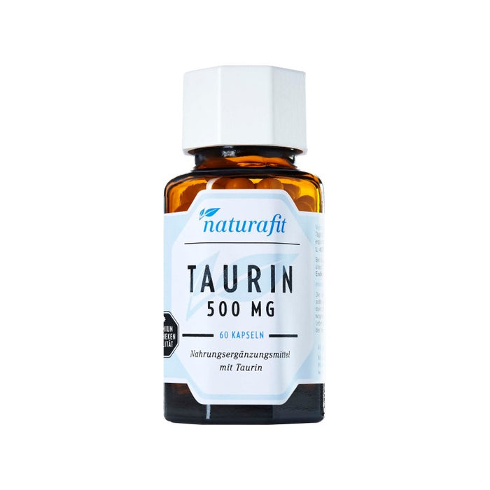 naturafit Taurin 500 mg Kapseln, 60 pc Capsules