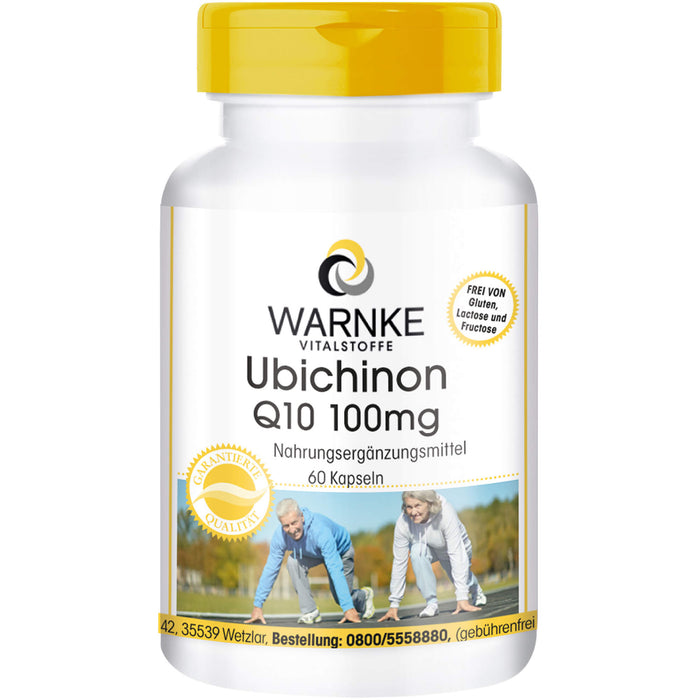 WARNKE Ubichinon Q10 100 mg Kapseln, 60 pc Capsules