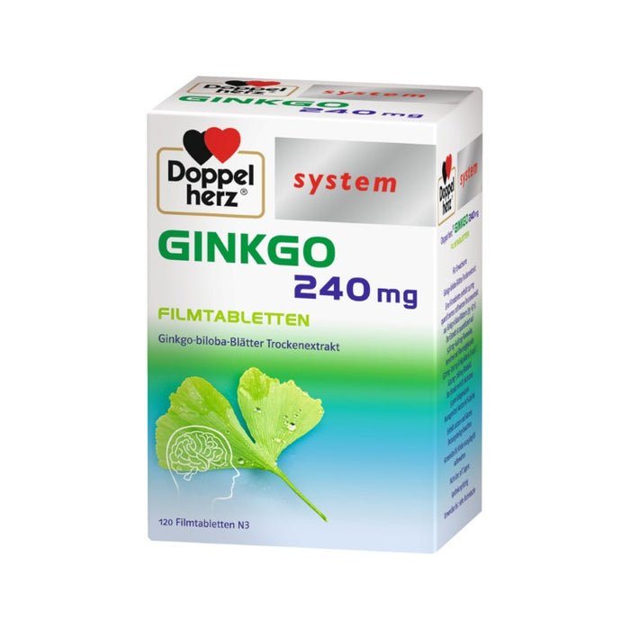 Doppelherz system Ginkgo 240 mg Tabletten, 120 pc Tablettes