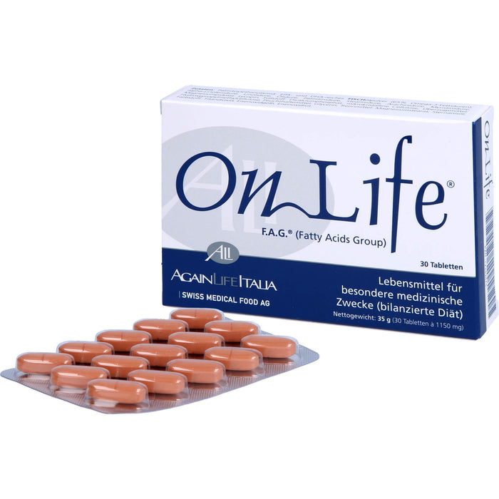 OnLife F. A. G. Fatty Acids Group Tabletten, 30 St. Tabletten