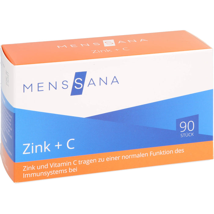 MensSana Zink + C Lutschtabletten, 90 pc Tablettes