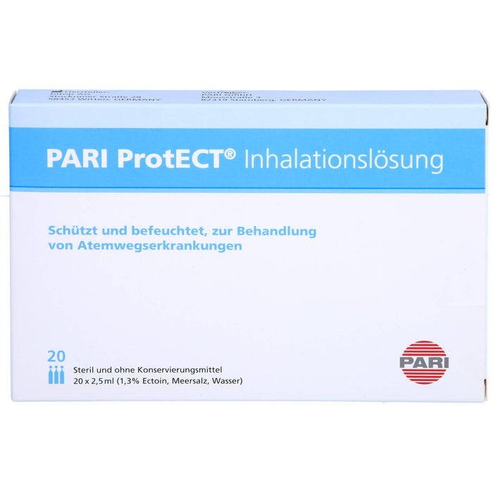 PARI ProtECT Inhalationslösung mit Ectoin 10x2,5ml, 50 ml Solution