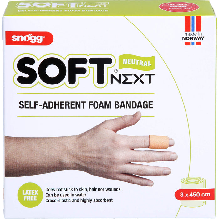 SOFT NEXT selbsthaftender Verband 3cmx4,5m, 1 St. Binde