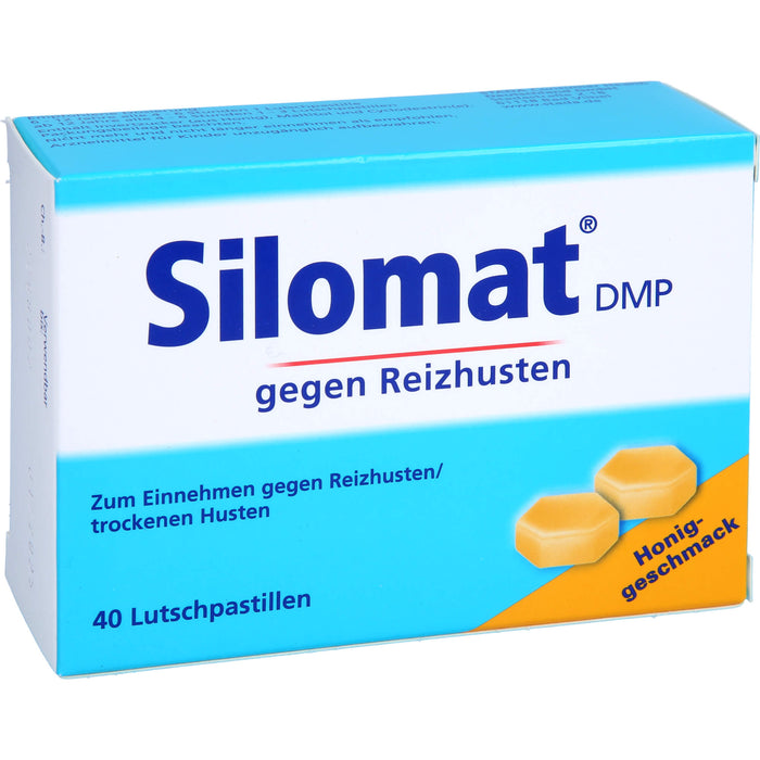 Silomat DMP gegen Reizhusten Lutschpastillen Honiggeschmack, 40 pcs. Pastilles