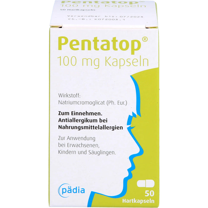 Pentatop 100 mg Kapseln bei Nahrungsmittelallergien, 50 St. Kapseln