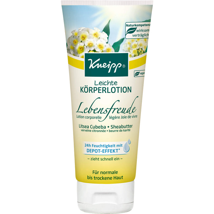 Kneipp Leichte Körperlotion Lebensfreude, 200 ml Lotion