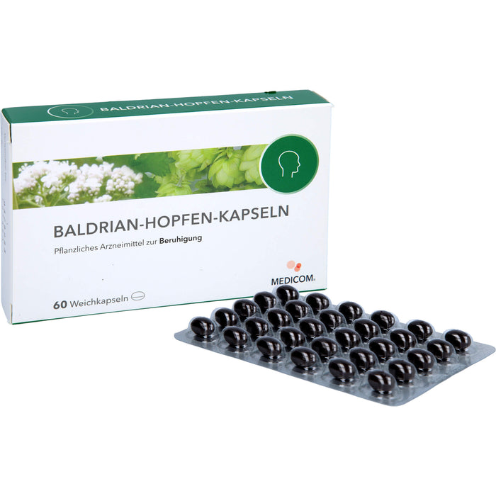 Baldrian-Hopfen-Kapseln, 60 St WKA