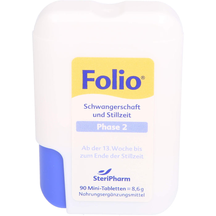 Folio Schwangerschaft und Stillzeit Phase 2 Mini-Tabletten, 90 pc Tablettes