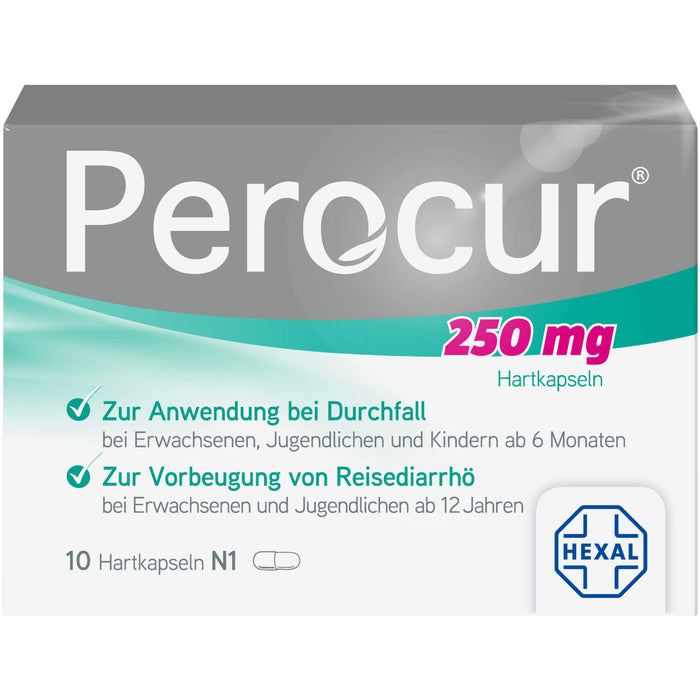 Perocur 250 mg Hartkapseln, 10 pc Capsules