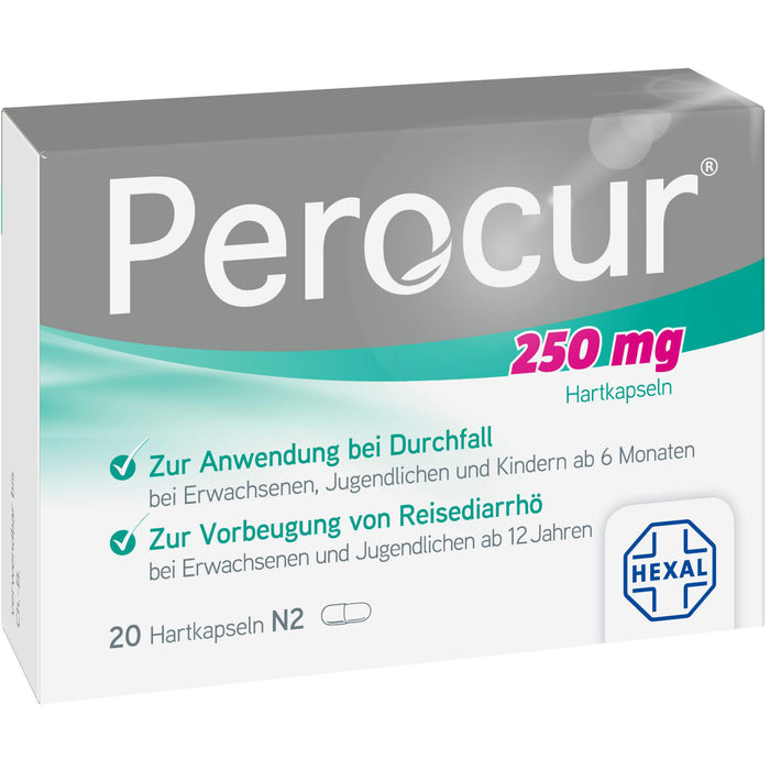 Perocur 250 mg Hartkapseln, 20 pc Capsules